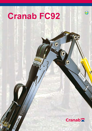 Gru per autocarro per legname Cranab FC 92 Combi