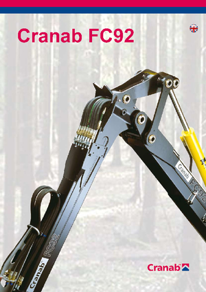 Gru per autocarro per legname Cranab FC 92 Combi