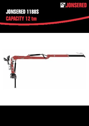 Gru per autocarro per legname Jonsered J 1088S 83