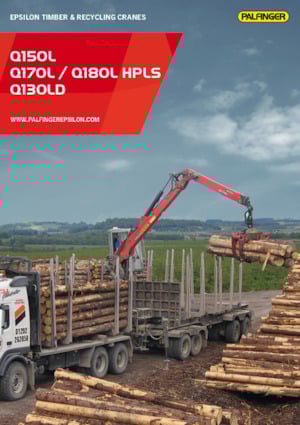 Gru per autocarro per legname Epsilon Q 150 L 83