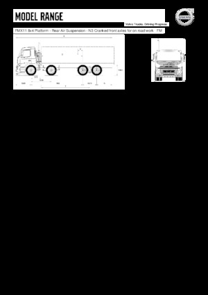 Telaio rigido Volvo Trucks FMX11.350 8x4 Platform