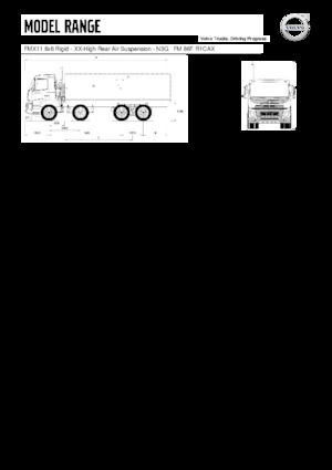 Telaio rigido Volvo Trucks FMX11.350 8x6 Rigid - XX-High