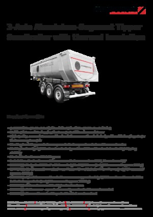 Semirimorchi ribaltabili Schwarzmüller 3-axle aluminium segment tipper semitrailer