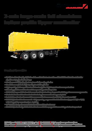 Semirimorchi ribaltabili Schwarzmüller 3-axle large-scale full aluminium hollow profile tipper semitrailer