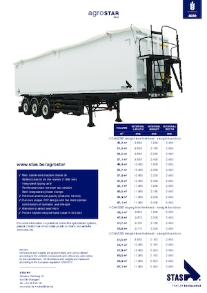 Semirimorchi ribaltabili Stas Agrostar