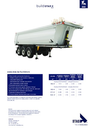 Semirimorchi ribaltabili Stas Buildstar - X