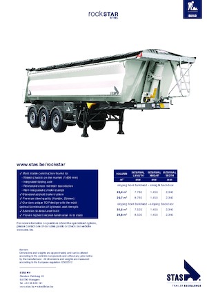 Semirimorchi ribaltabili Stas Rockstar