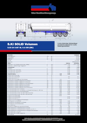 Semirimorchi ribaltabili Schmitz Cargobull S.KI SOLID 24 3AT SL 9.6 SR (DK)
