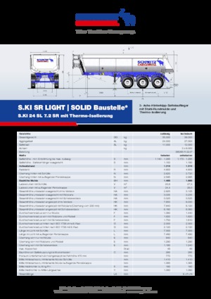 Semirimorchi ribaltabili Schmitz Cargobull S.KI SOLID 24 SL 7.2 SR