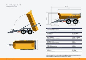 Rimorchi ribaltabili Zandt TD 240