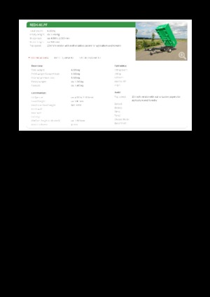 Rimorchi ribaltabili Reisch REDK-60.PF