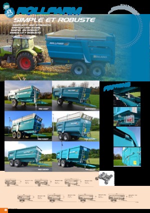 Rimorchi ribaltabili Rolland ROLLFARM 4317