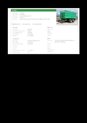 Rimorchi ribaltabili Reisch RT-200