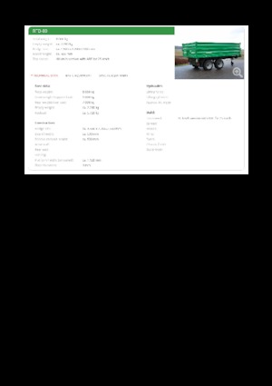 Rimorchi ribaltabili Reisch RTD-80