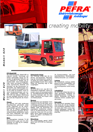 Trattori elettrici PEFRA 625