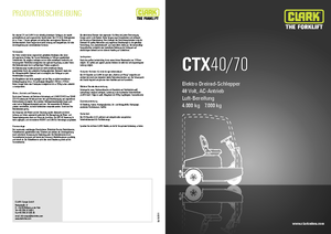 Trattori elettrici Clark CTX 70