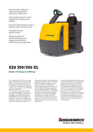 Trattori elettrici Jungheinrich EZS 350