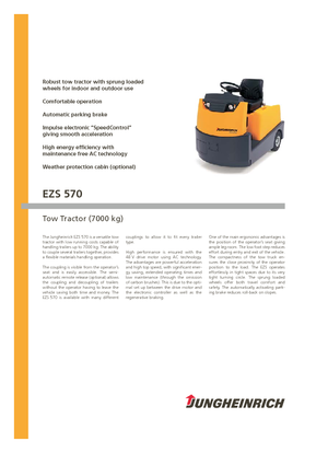 Trattori elettrici Jungheinrich EZS 570