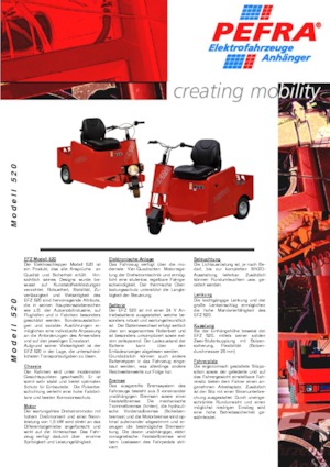 Trattori elettrici PEFRA 520/2.5