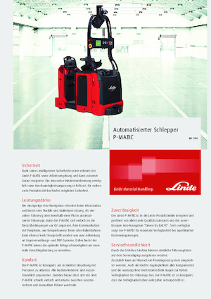 Trattori elettrici Linde P-MATIC