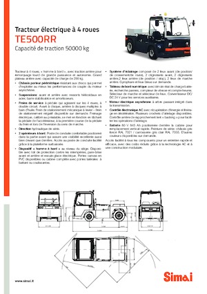 Trattori elettrici Simai TE 500 RR