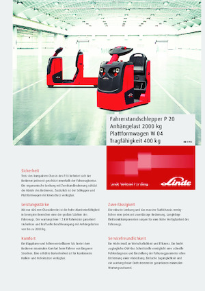 Trattori elettrici Linde W04