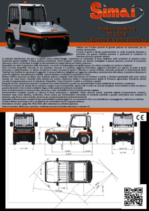 Trattori elettrici Simai TE 250 R