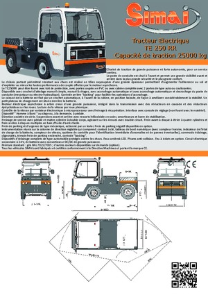 Trattori elettrici Simai TE 250 RR