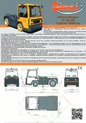Trattori elettrici Simai TE 500 RR