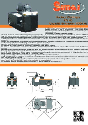Trattori elettrici Simai TTE 80 ac