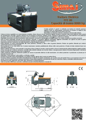 Trattori elettrici Simai TTE 80 ac
