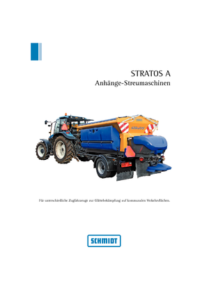 Spanditrici rimorchio Schmidt Stratos A 08