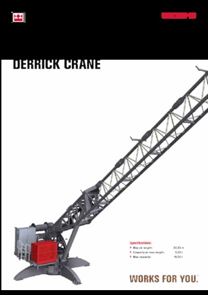 Gru a torre a braccio impennabile TEREX CRANES CDK 100-16