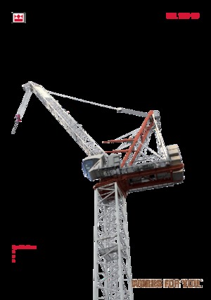 Gru a torre - rotazione alta Terex Comedil (Zeppelin) CTL 140-10