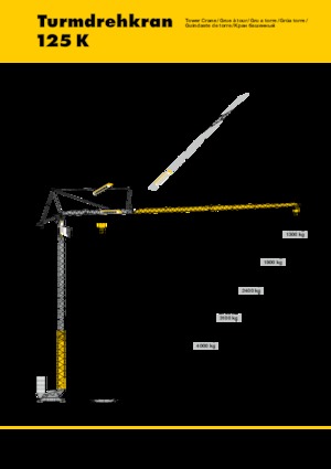 Gru a torre - rotazione bassa Liebherr 125 K