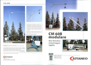 Gru a torre - rotazione bassa Cattaneo CM 60B