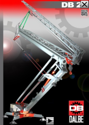 Gru a torre - rotazione bassa Gru Dalbe DB 20