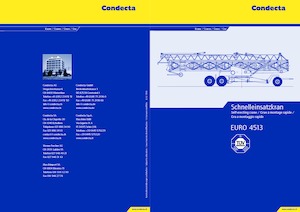 Gru a torre - rotazione bassa Condecta E 4513