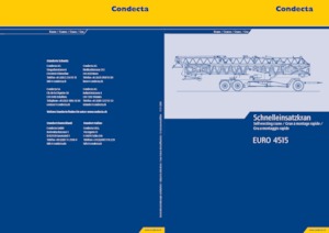 Gru a torre - rotazione bassa Condecta E 4515