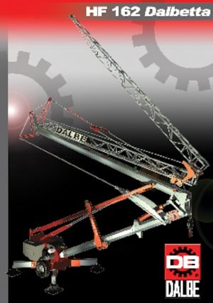 Gru a torre - rotazione bassa Gru Dalbe HF 162 Dalbetta