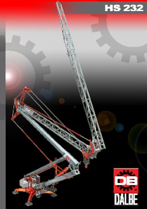 Gru a torre - rotazione bassa Gru Dalbe HS 232