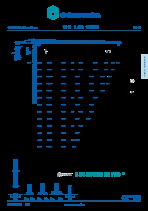 Gru a torre - rotazione alta Comansa 11LC150