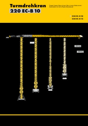Gru a torre - rotazione alta Liebherr 220 EC-B 12