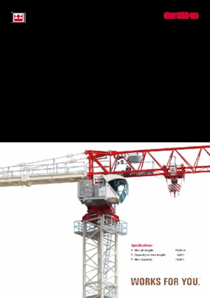 Gru a torre - rotazione alta Terex Comedil (Zeppelin) CTT 332-16