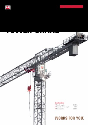 Gru a torre - rotazione alta Terex Comedil (Zeppelin) CTT 561A-32