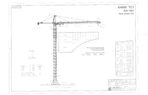 Gru a torre - rotazione alta Kroll K-4000