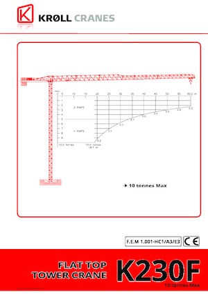 Gru a torre - rotazione alta Kroll K230F