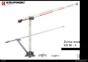 Gru a torre - rotazione alta Krupiński KR 90-5