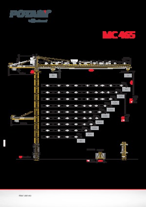 Gru a torre - rotazione alta Potain MC 465