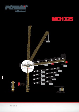 Gru a torre - rotazione alta Potain MCH 125